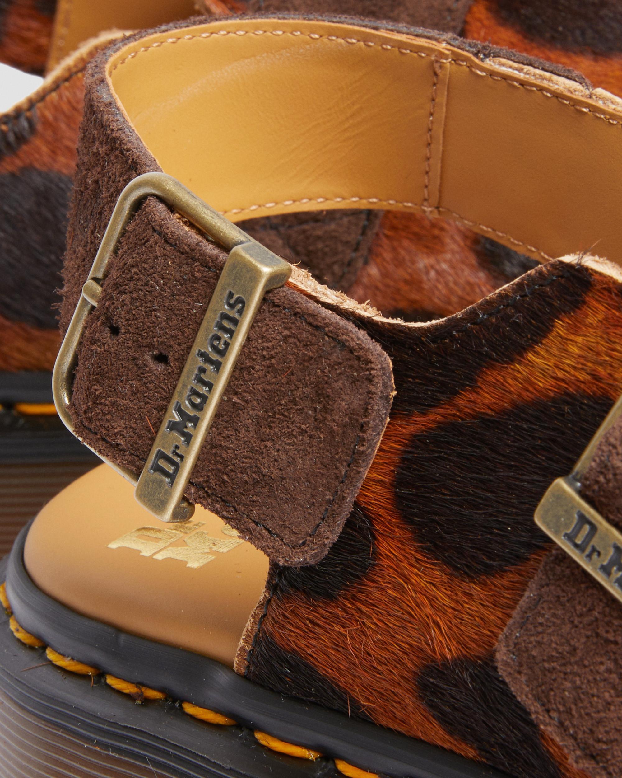 Jorge Made in England Hair On Slingback Mule