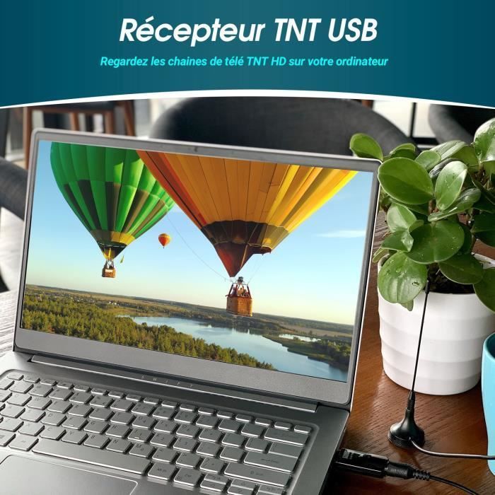 Decodificador y grabador USB HD DVB-T – August DVB-T202 – Sintonizador de TV y radio para Windows 11, 10, 8, 7 - Control de TV en directo