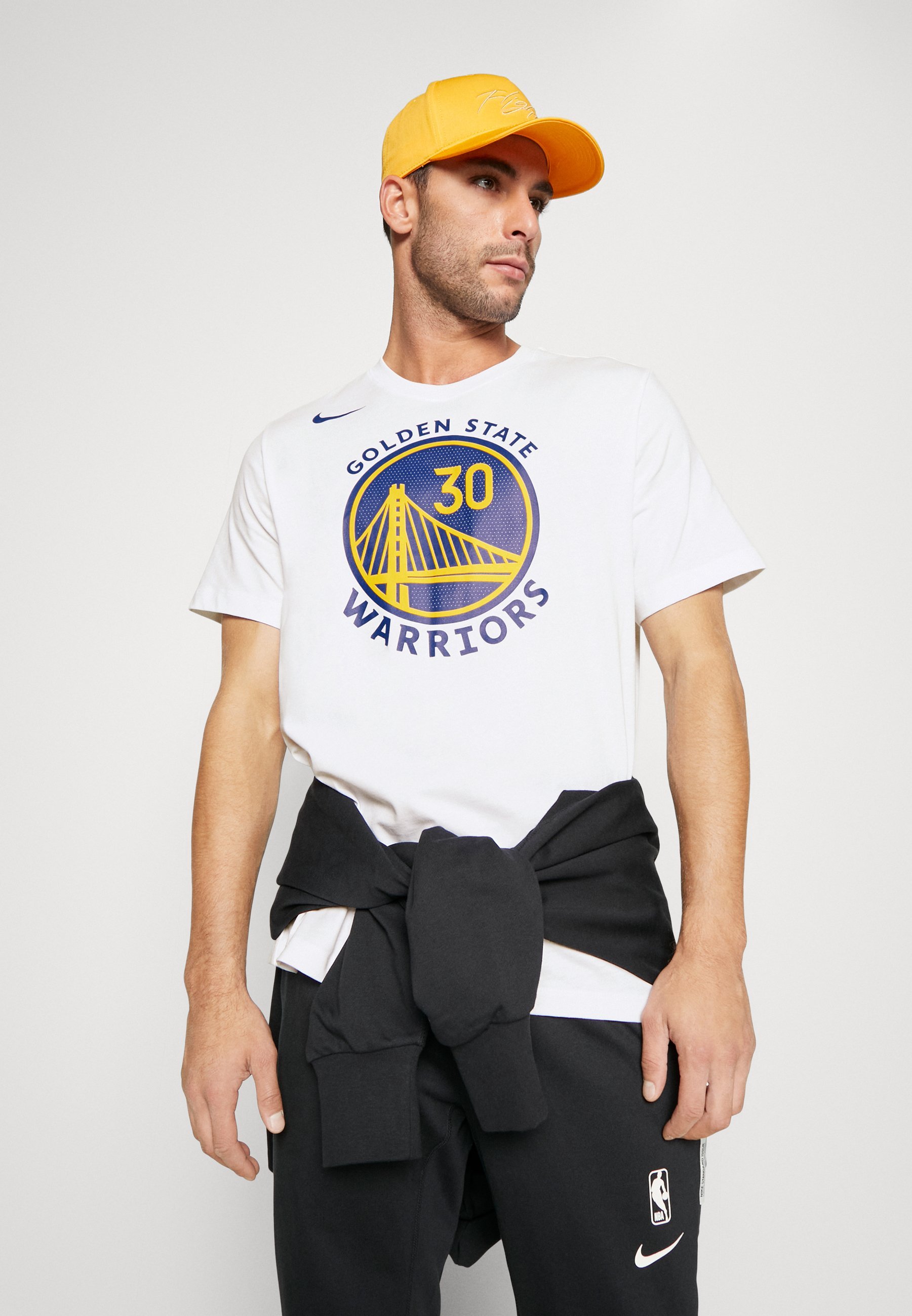 Koszulka Nike Performance NBA GOLDEN STATE WARRIORS STEPH CURRY z imieniem i numerem - Koszulka z nadrukiem - biały/curry stephen