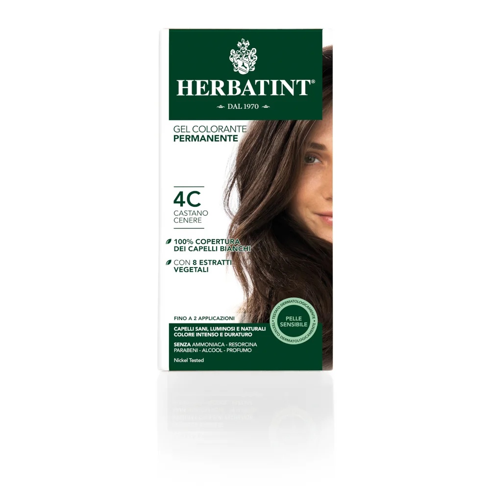 HERBATINT Herbatint Coloration Permanente Gel Cheveux Châtain Cendré 4C 150 ml