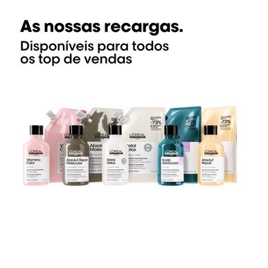 L'Oréal Professionnel Absolut Repair Molecular Serie Expert šampūnas papildantis, drėkinantis ir maitinantis, 500 ml