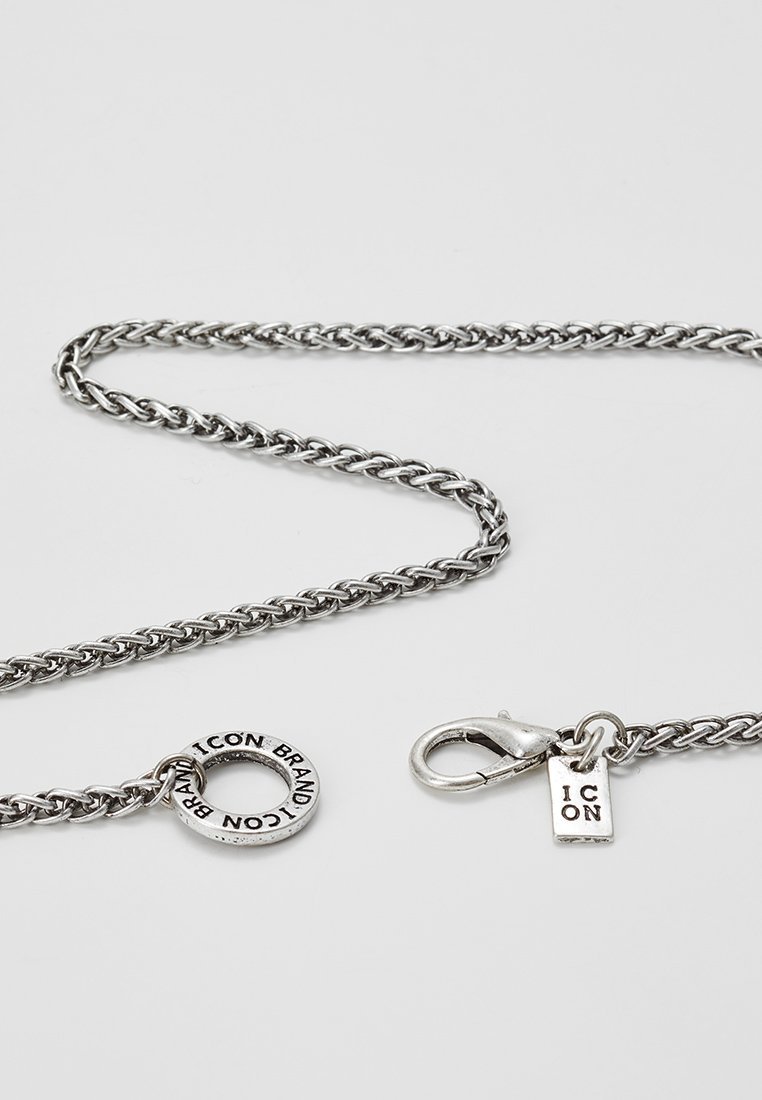 Icon merk ketting - zilverkleurig