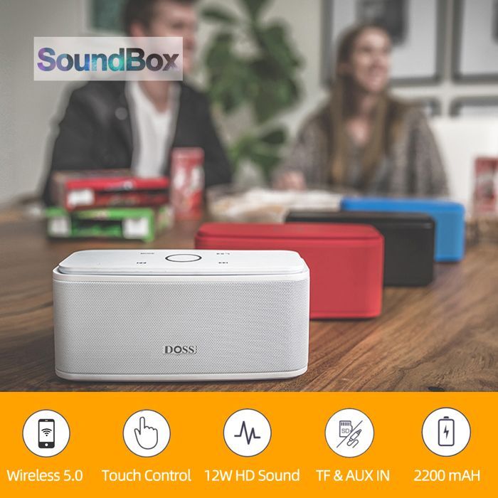 Haut-parleur portable sans fil - RNCYN - Bluetooth 5.0 - Micro intégré - 20H lecture - Plastique - 500-1000mAh