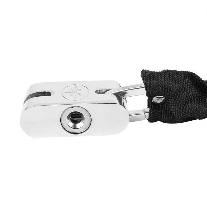 Cadena antirrobo de 1 m + candado para motocicleta/scooter