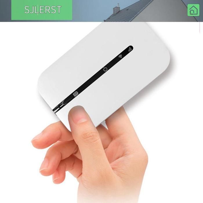 sjlerst WiFi portable 4G  Hotspot WiFi Mobile, Dispositif de Point D'accès WiFi débloqué 4G LTE, Routeur WiFi informatique reseau