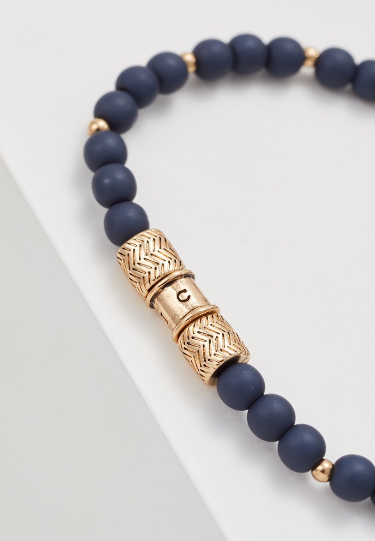 Bracciale Icon Brand con perline a forma di ape - Bracciale - blu navy