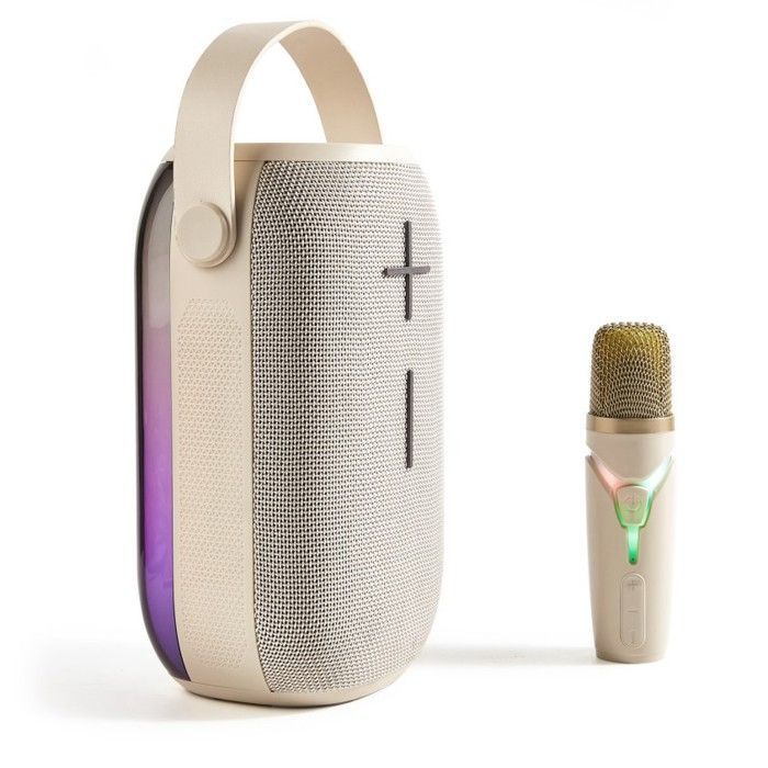 Altavoz portátil - MSD - Karaoke Bluetooth - 16W - 5 horas de duración de la batería - LED RGB