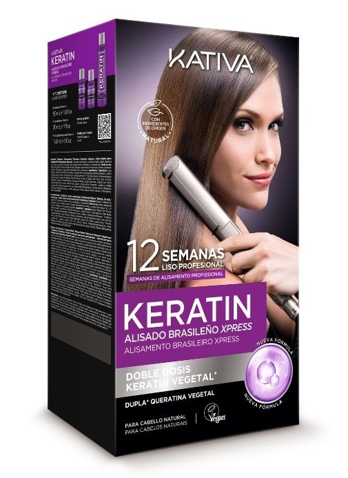 Veganski komplet za brazilsko glajenje las Xpress Double Keratin Frizerski tretmaji
