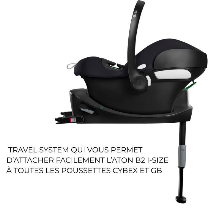 Silla de coche Aton B2 i-size Cbx de Cybex - 45 a 87 cm - desde el nacimiento hasta 13 kg - hasta 2 años - Base One incluida - Azul