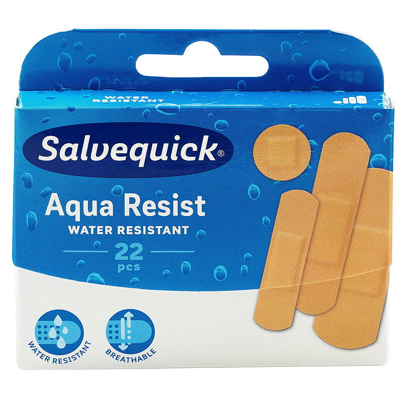 Apósito impermeable Salvequick, 22 unidades, Salvequick