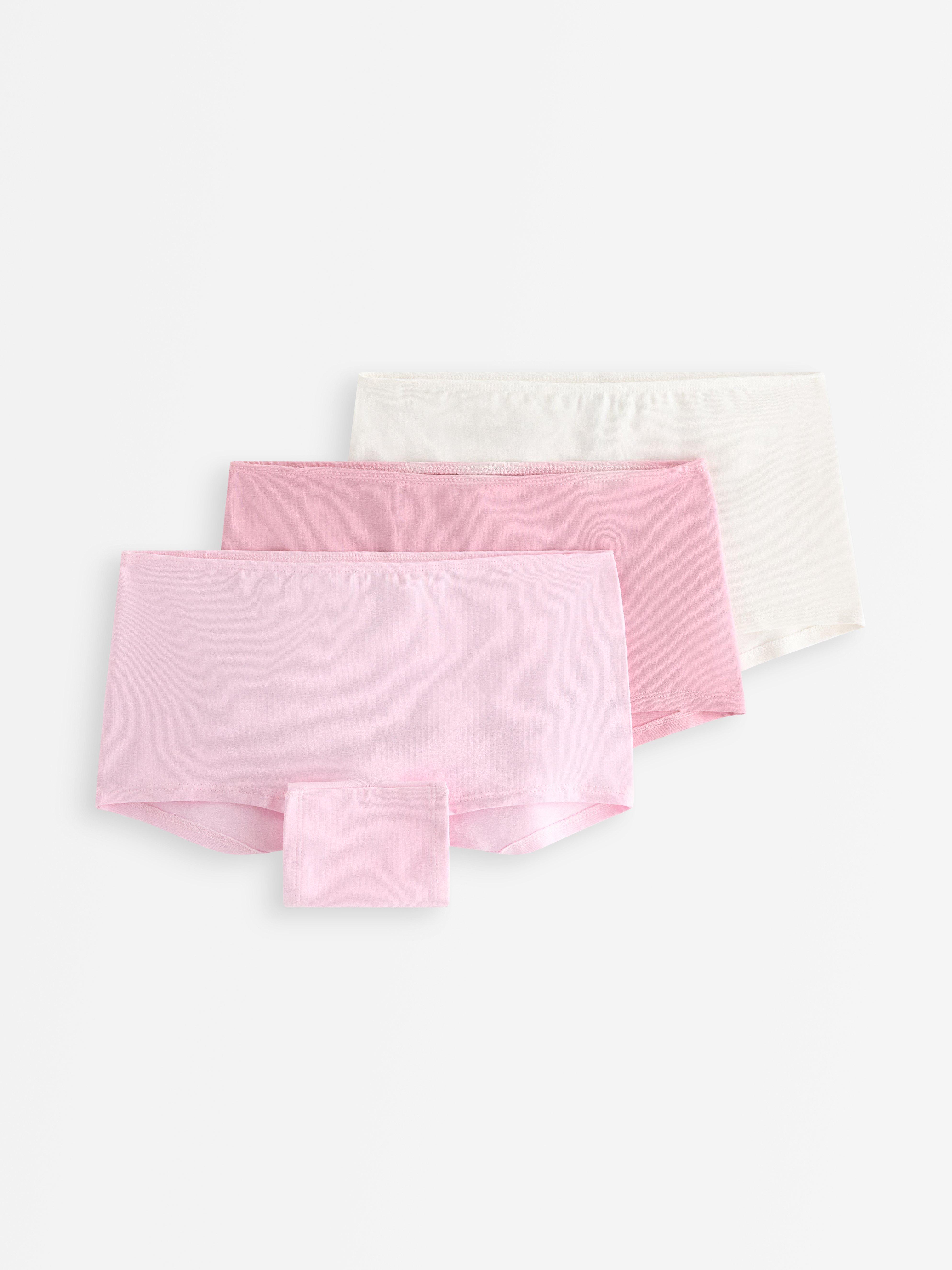 3-pakning boxershorts lys rosa