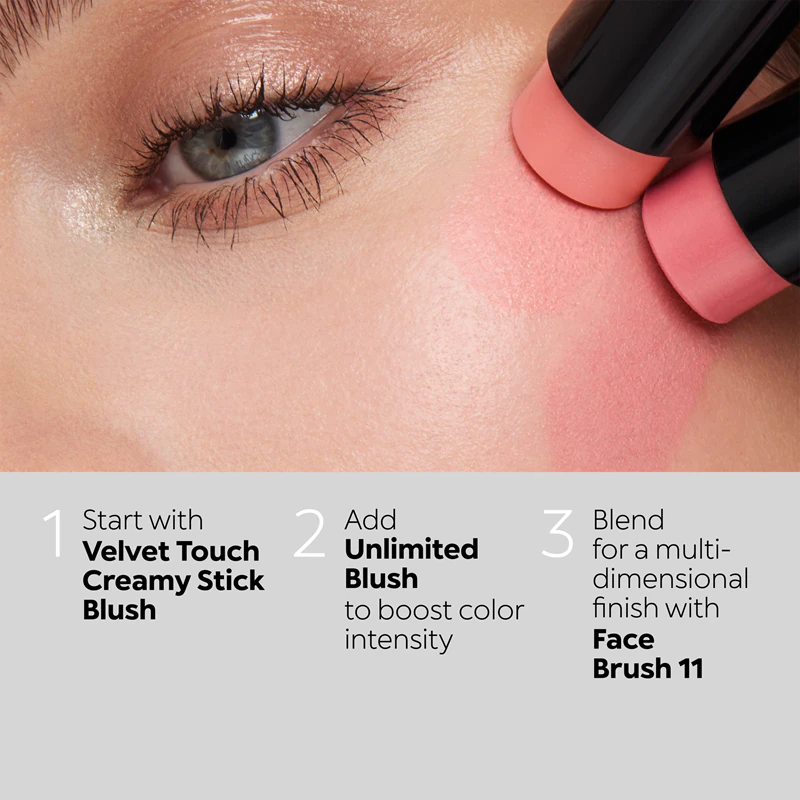Blush em bastão cremoso KIKO Milano Velvet Touch