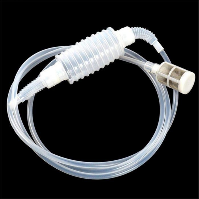 Lot de 2 tubes de filtre pour siphon de brassage manuel pour fabrication de vin, outil de brassage, taille environ 2 m