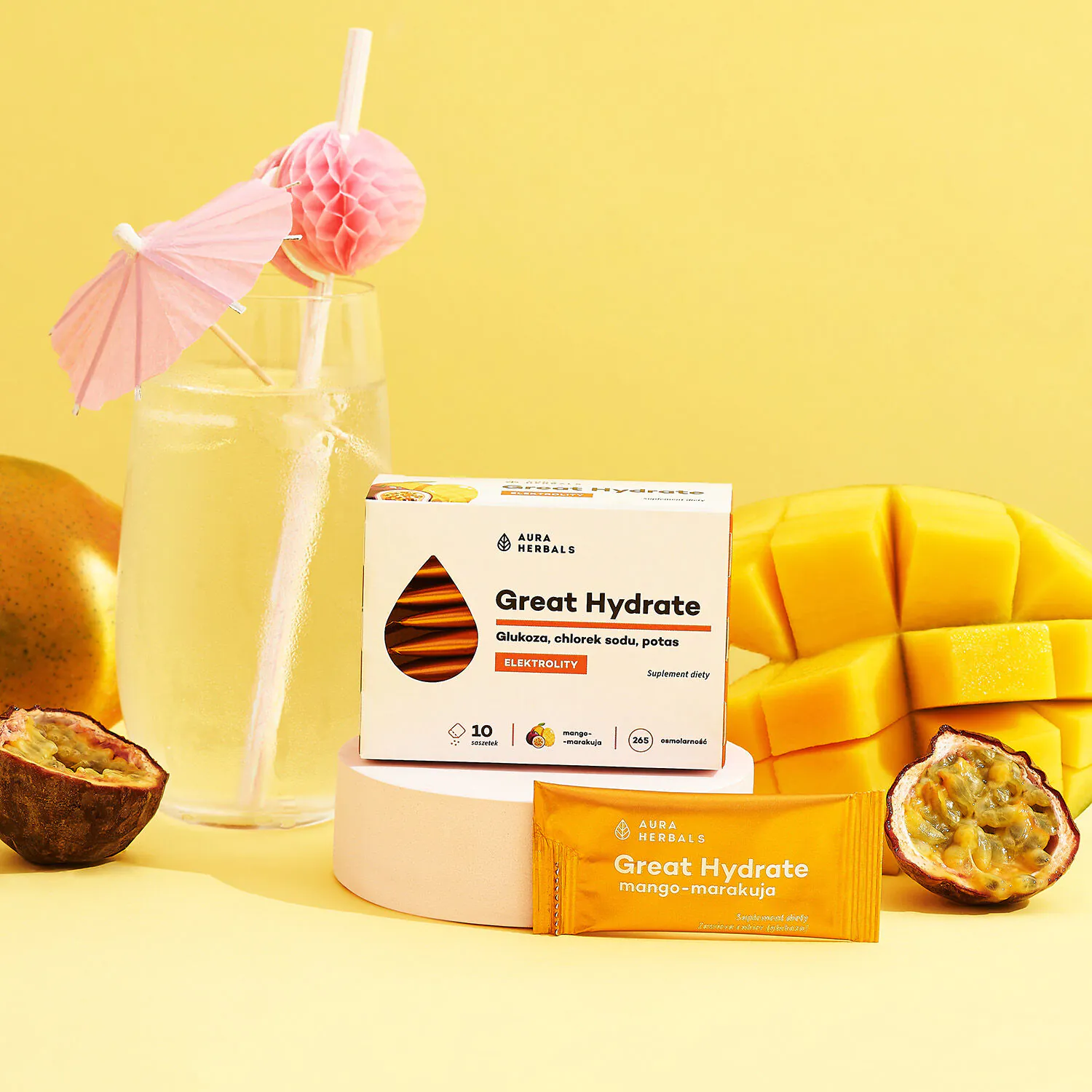 Aura Herbals Great Hydrate Mango-Marakuja Saszetki