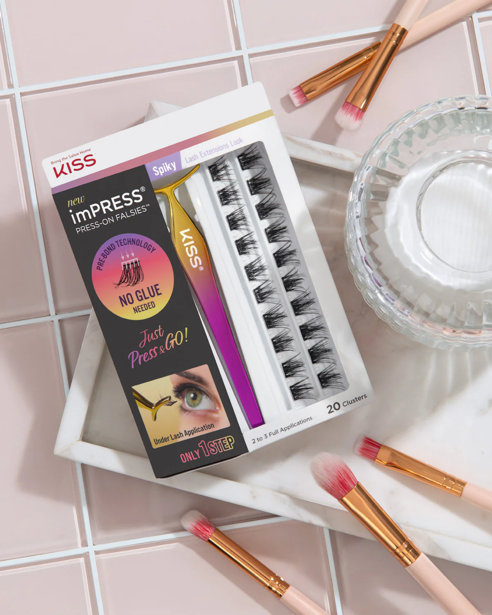 Impress Press-On Falsies Kit Вештачке трепавице