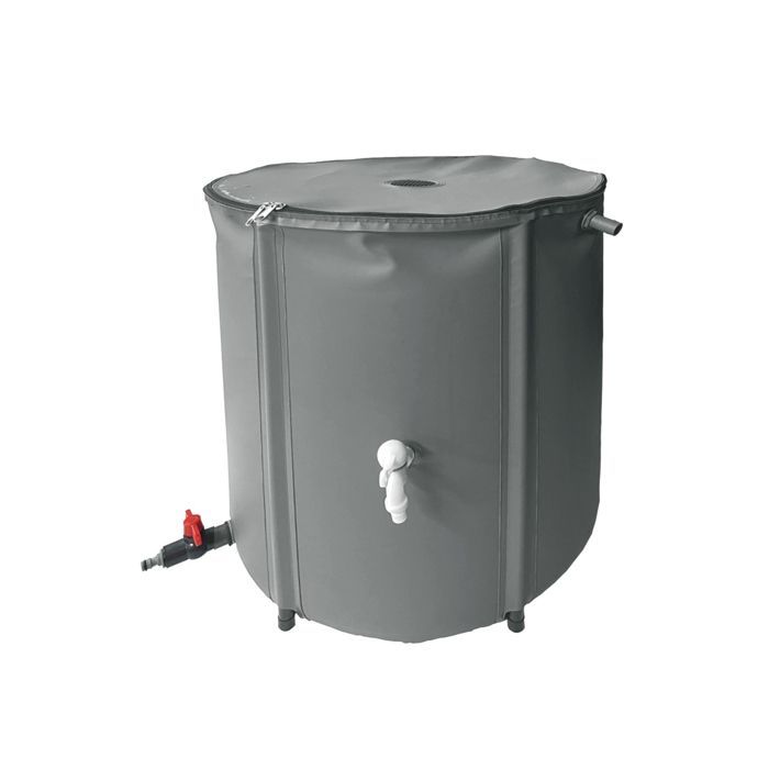 DEPÓSITO DE RECOGIDA DE AGUA DE LLUVIA DE 380 LITROS + RECOLECTOR DE CANALONES GRATIS