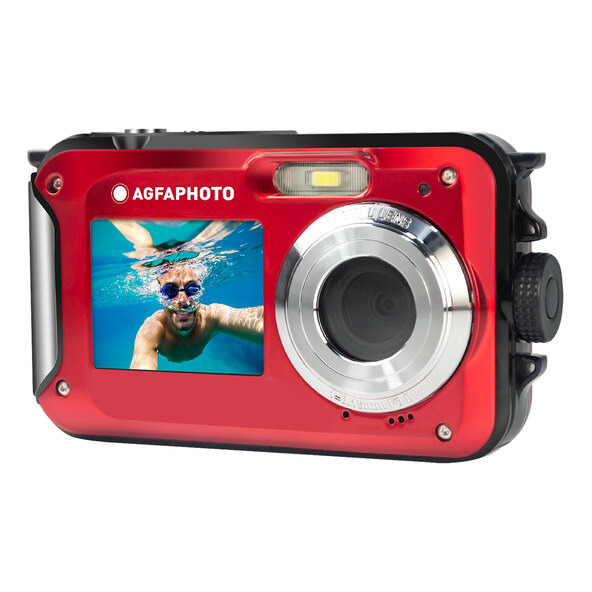 Realishot WP8000 waterdichte digitale camera, rood
