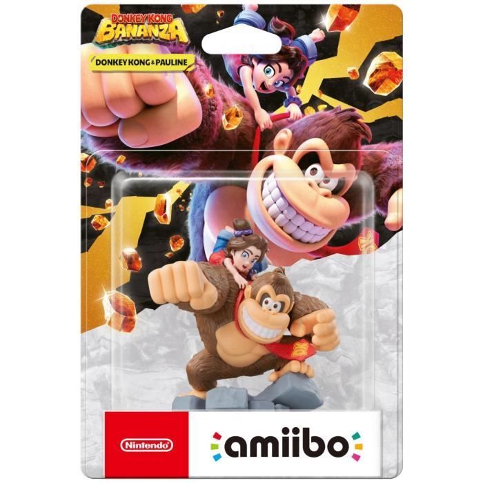Figura Amiibo - Donkey Kong y Pauline • Colección Donkey Kong