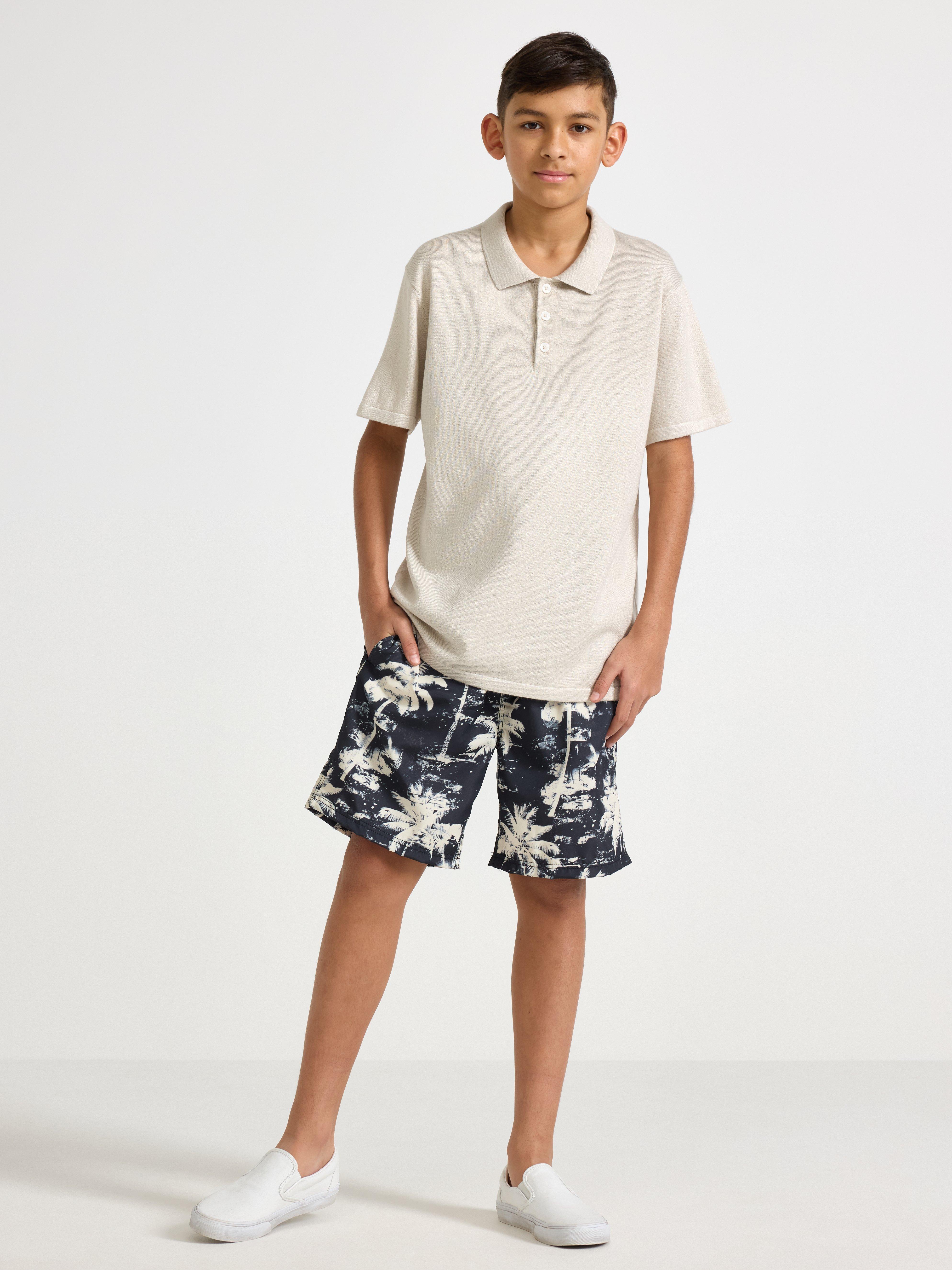 Short de bain noir
