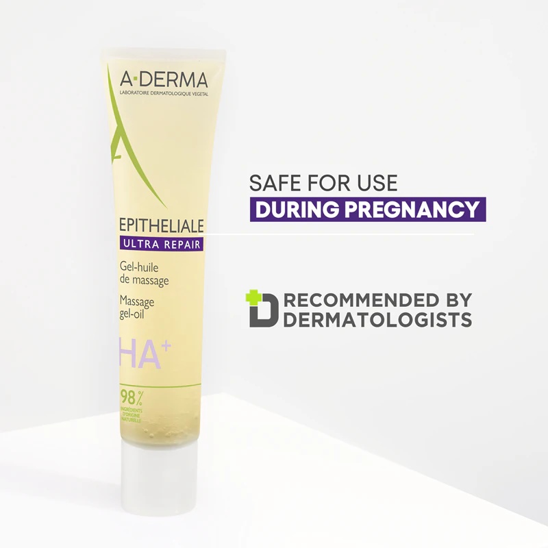 A-Derma Epitheliale AH Duo masažni gel-olje za brazgotine in strije