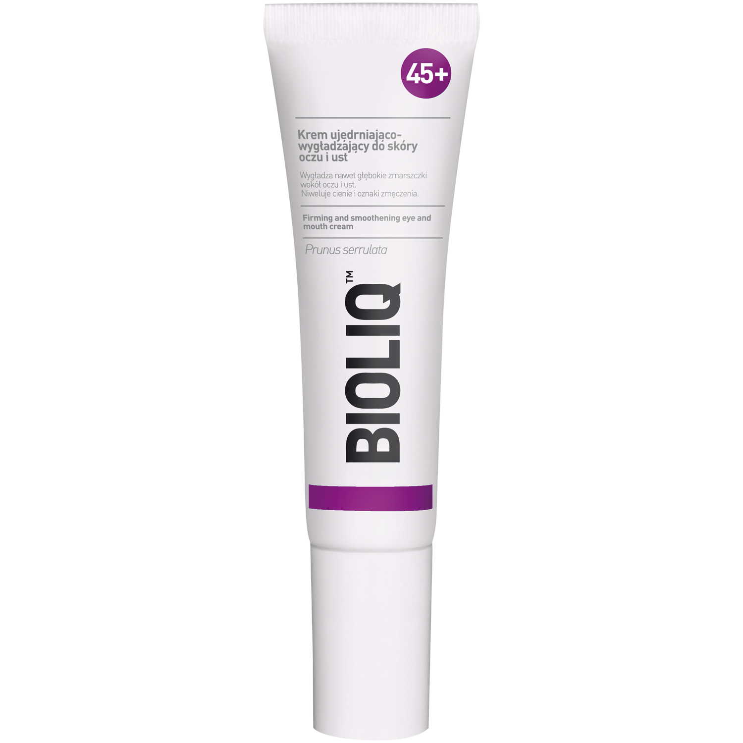 Bioliq uppstramande och utjämnande kräm för ögon och läppar 45+ 15ml 45+