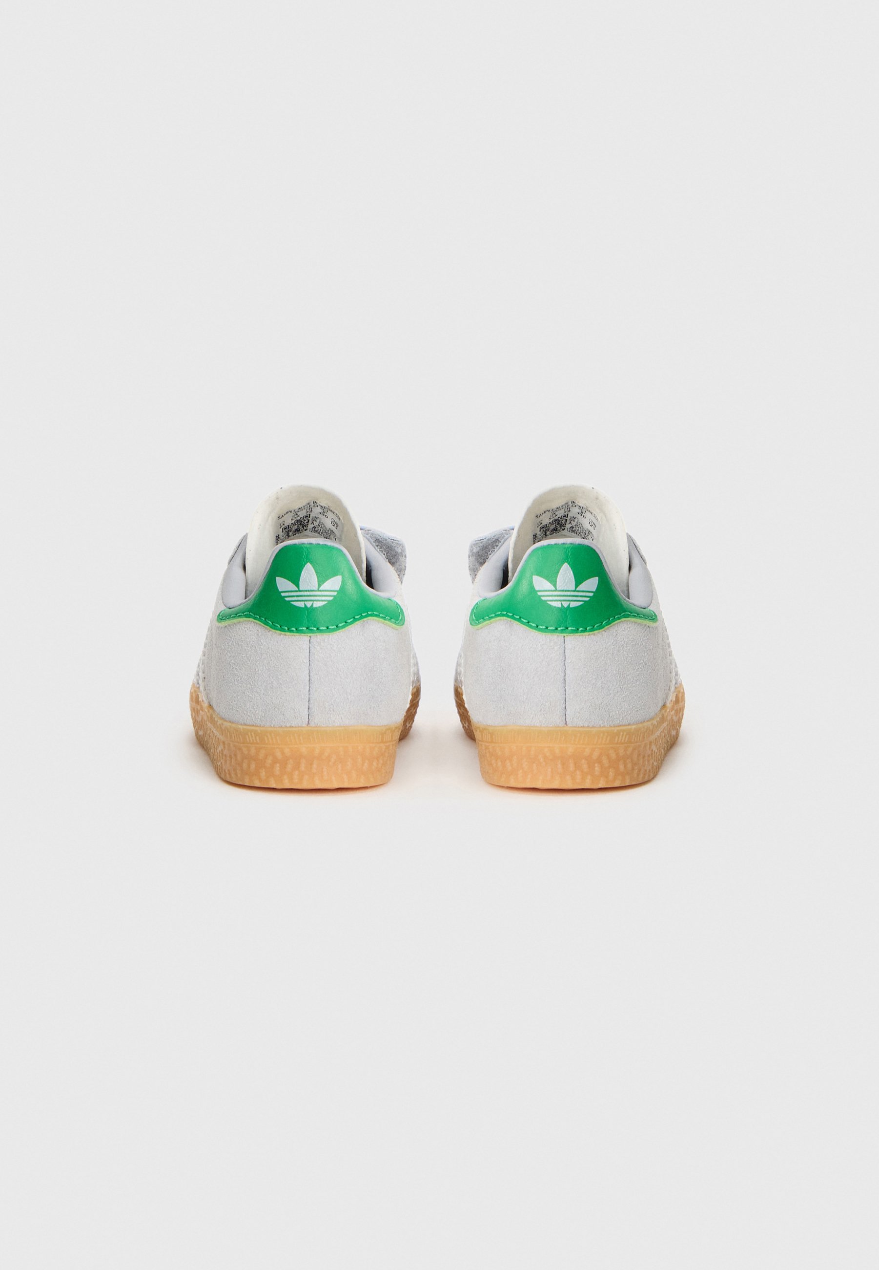 adidas Originals GAZELLE UNISEXE - Baskets - argentées/blanches/vertes