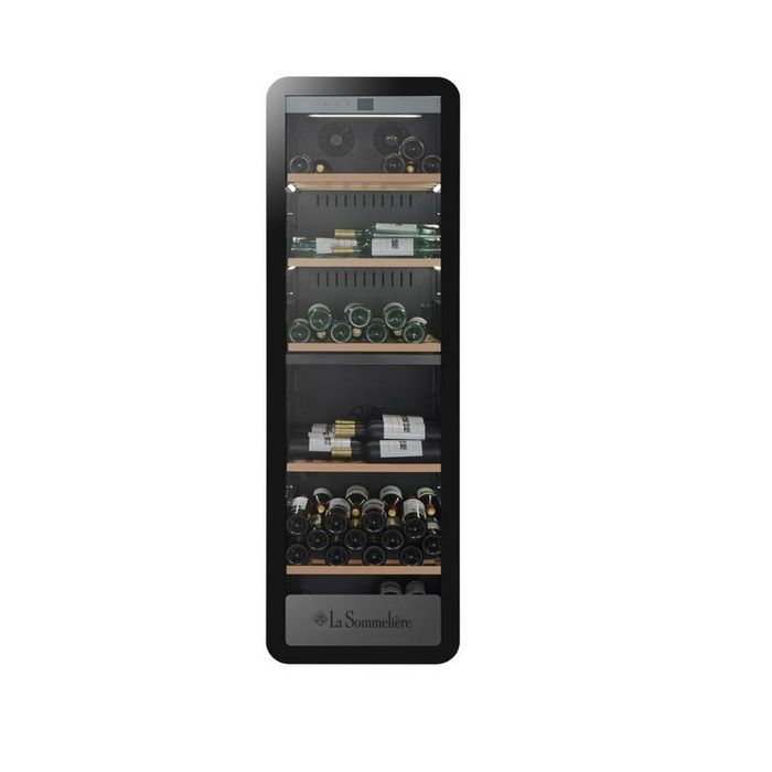La Sommelière APOGEE190DZN — 181-bottle dual-zone stainless steel wine cellar