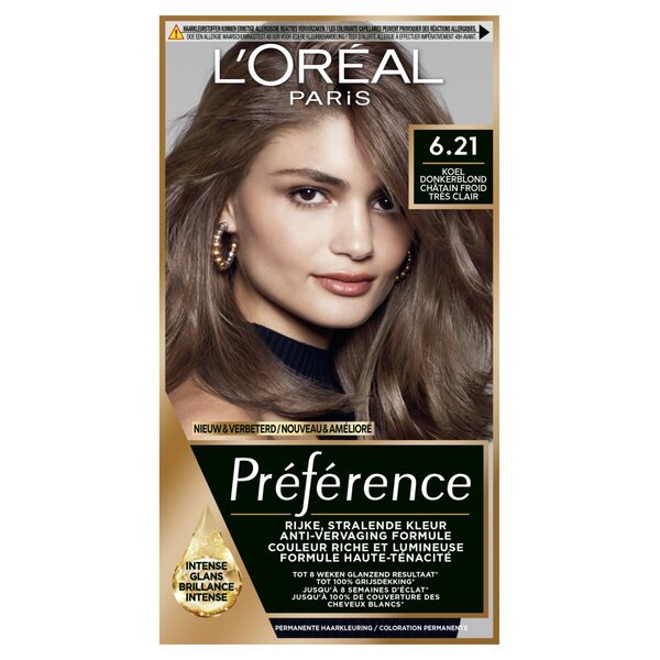 L'Oréal Paris Préférence 6.21 Cool tamnoplava trajna boja za kosu<br>