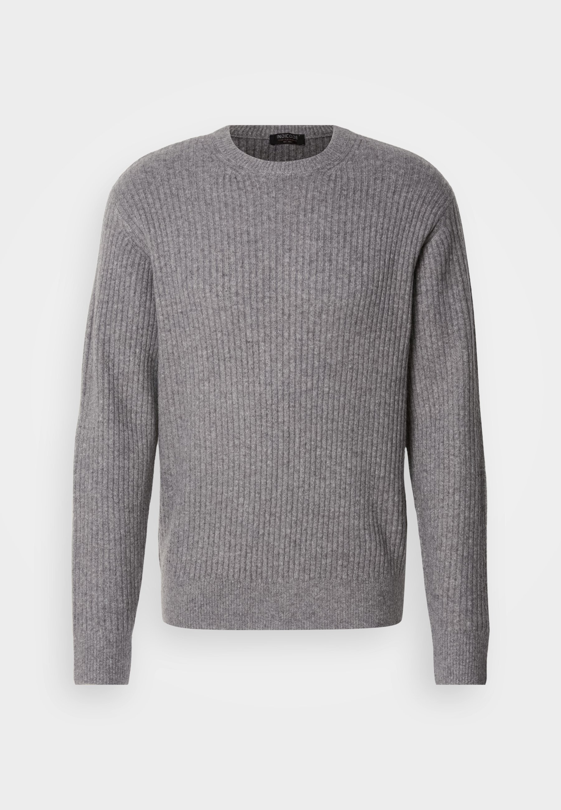 INDICODE JEANS O-HALS - Trui - grijsmix