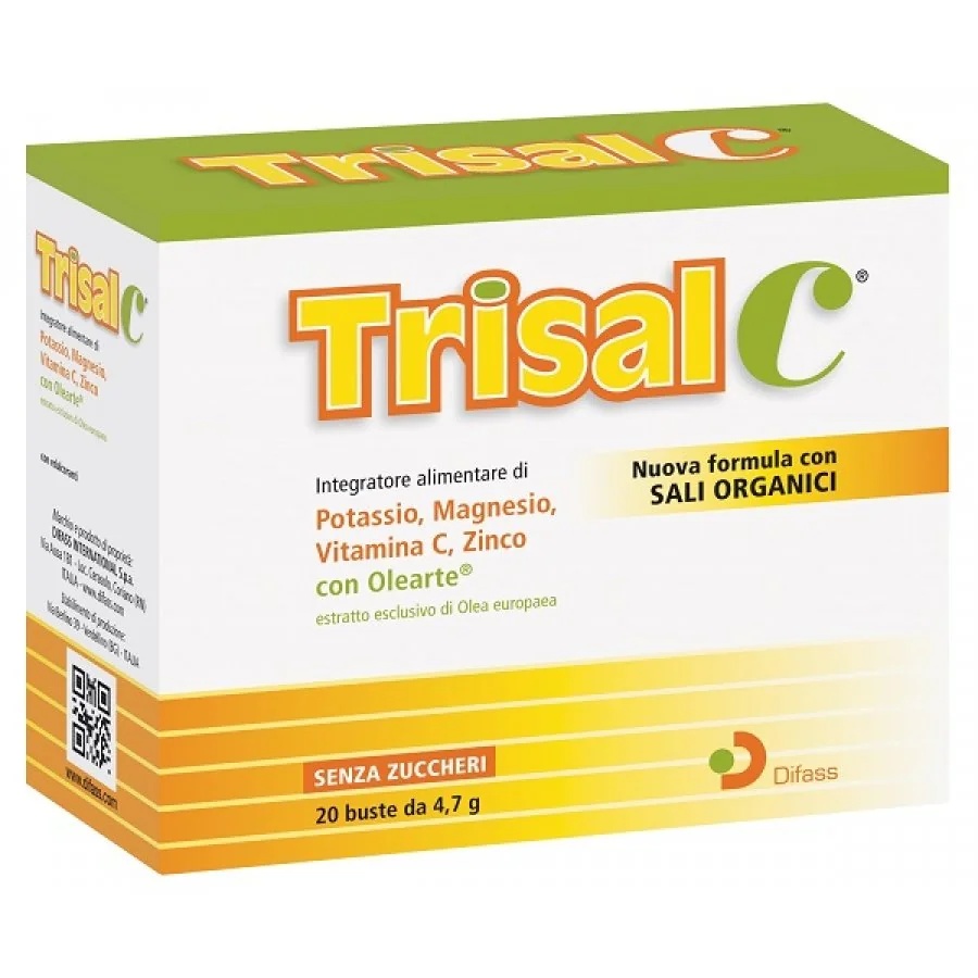 Suplemento alimentar DIFASS Trisal C, 20 sachês.