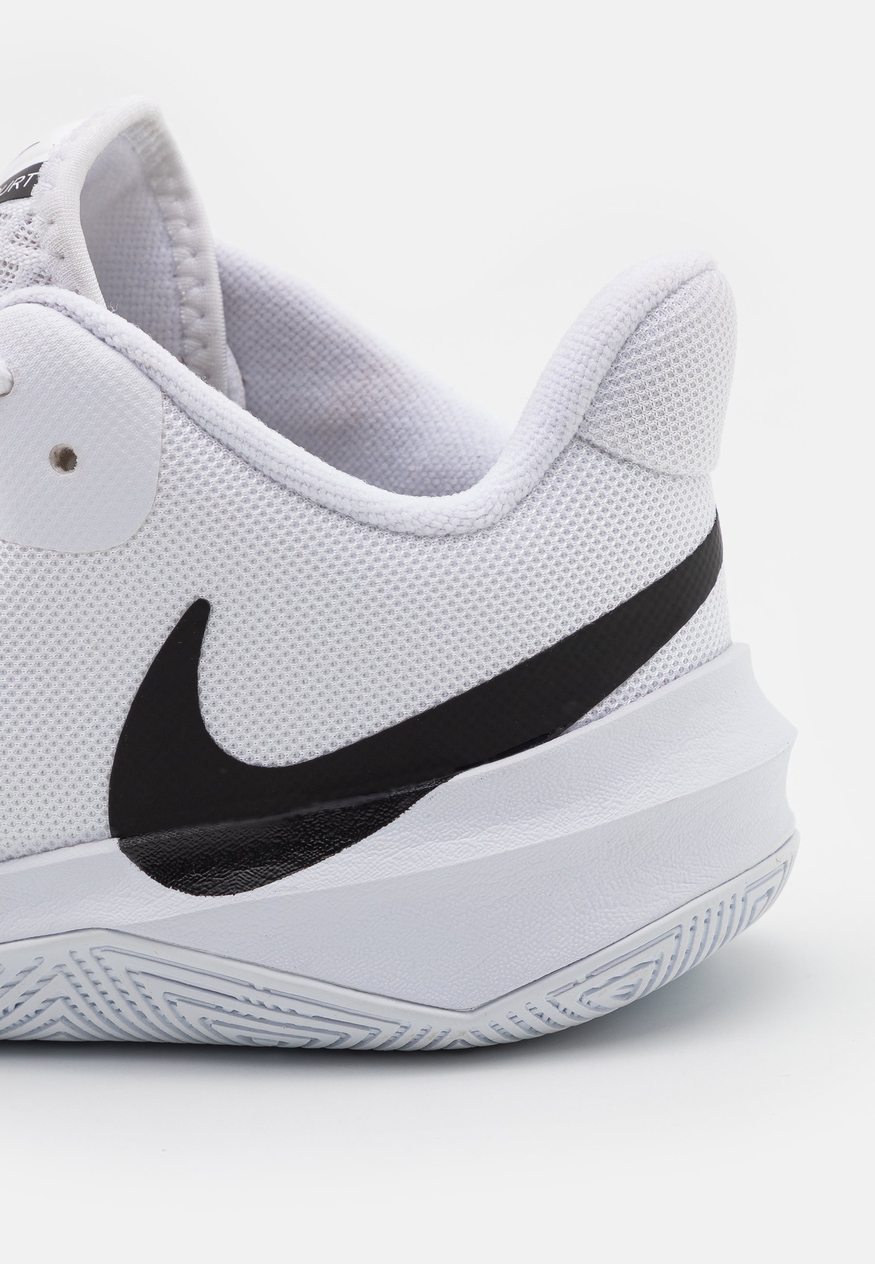 Nike Performance ZOOM HYPERSPEED COURT UNISEX - Handbalschoenen - wit/zwart