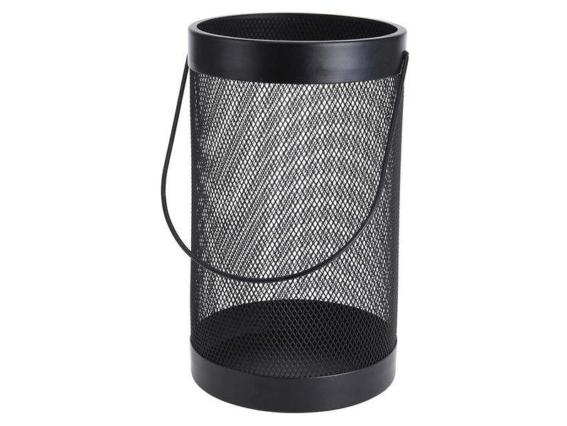 Latarenka metalowa 25,6 cm czarna