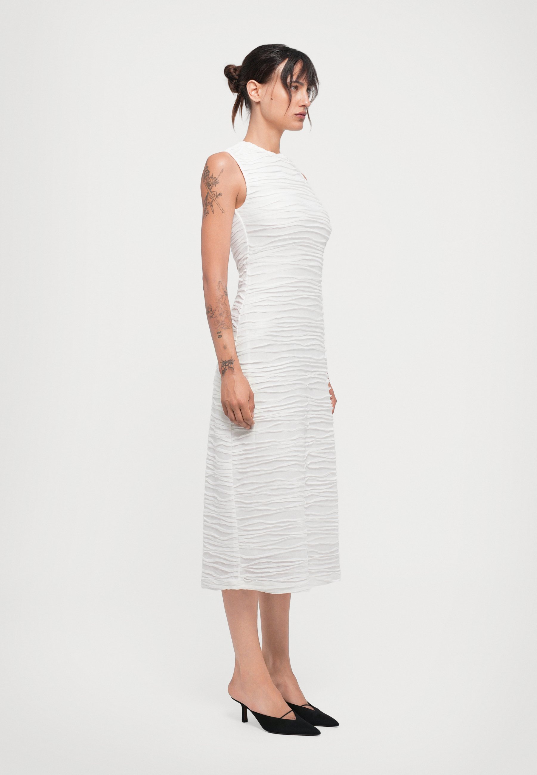 Abito Proenza Schouler White Label LAURA - Abito in jersey - bianco