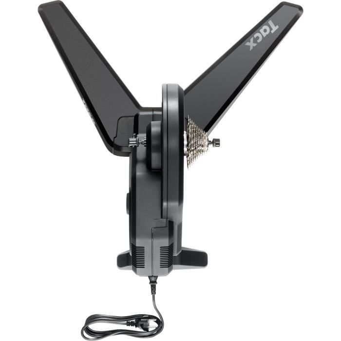 Home trainer pour vélo à transmission direct - Tacx Flux Smart - Adulte - 21 kg - Vélo sur route - Noir