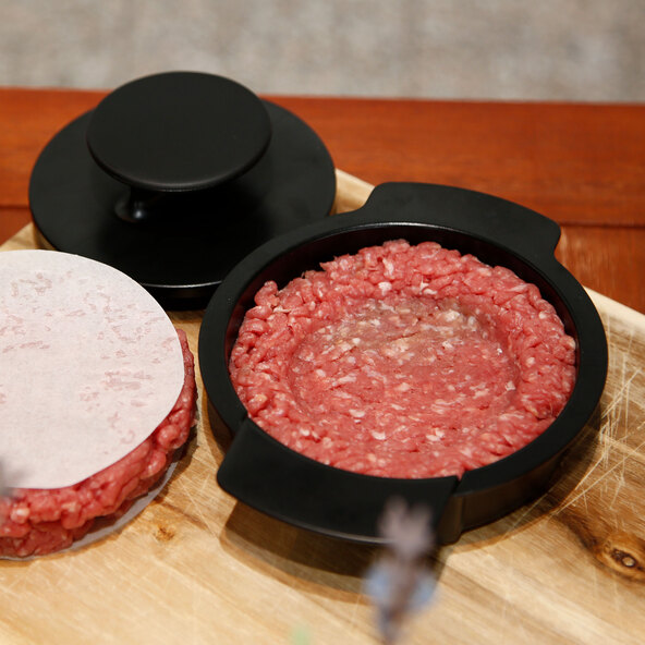 Presă pentru burgeri, set de 5 piese.
