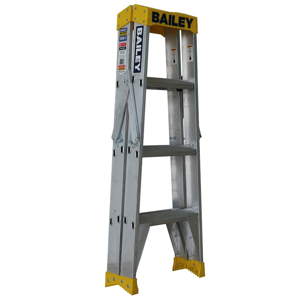 Escada dupla BAILEY 1,2 m 150 kg 4 degraus Pro FS13961