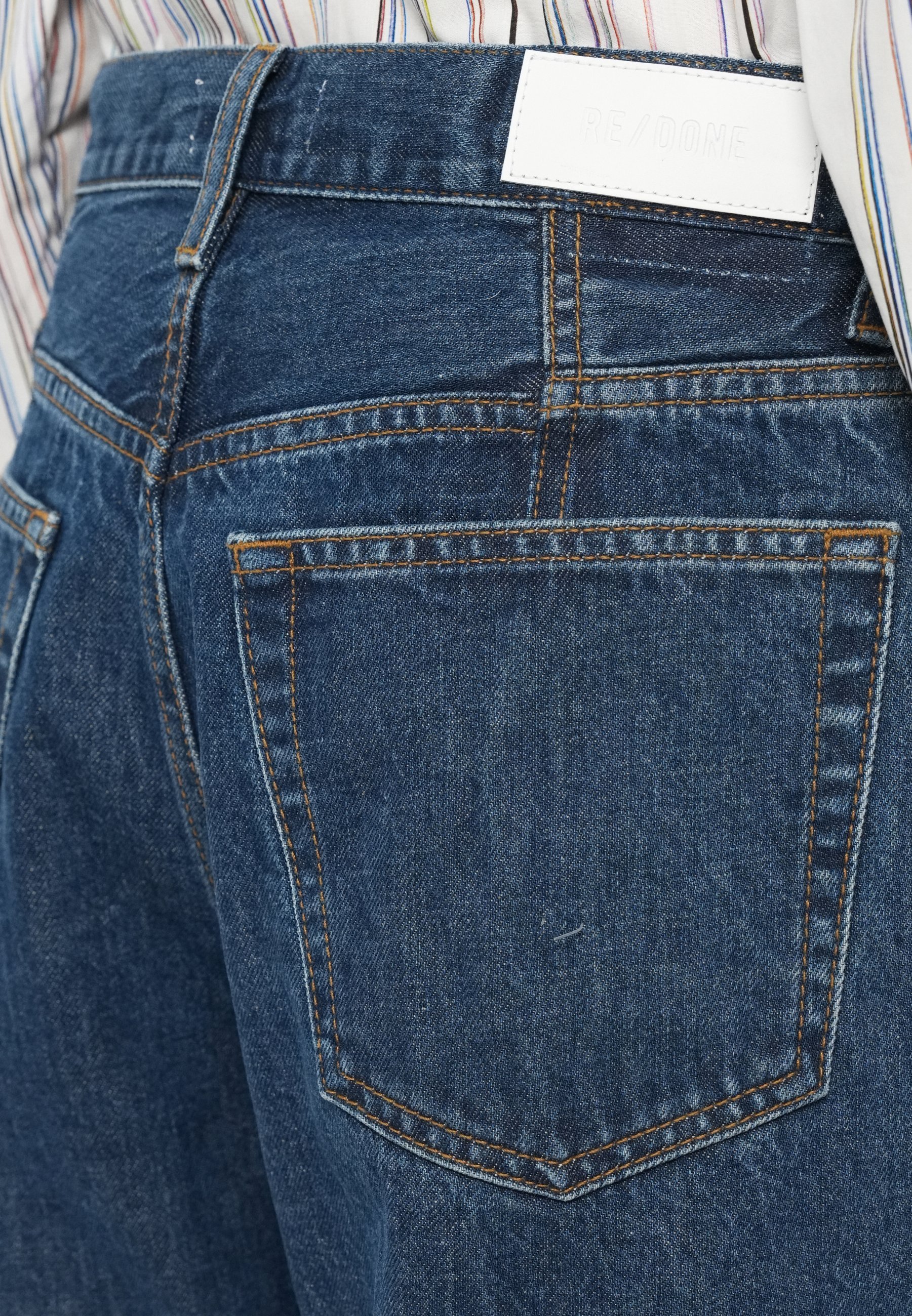 RE/DONE JEAN - Jeans mit lässiger Passform - Rustikales Indigo