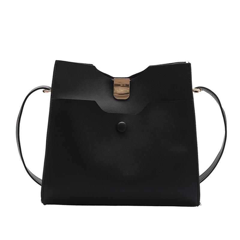 Tendenza moda DONNA Borse a tracolla semplici e classiche tinta unita Grande capacità Texture impermeabile Borse a mano composite Tote Satchel