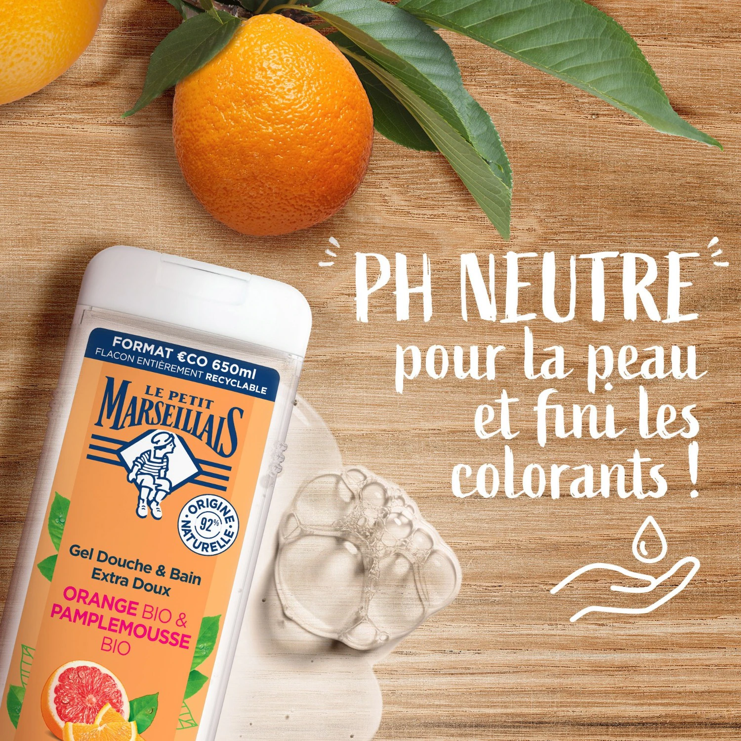 Le Petit Marseillais DOUCHE EXTRA DOUXORANGE BIO & PAMPLEMOUSSE BIO