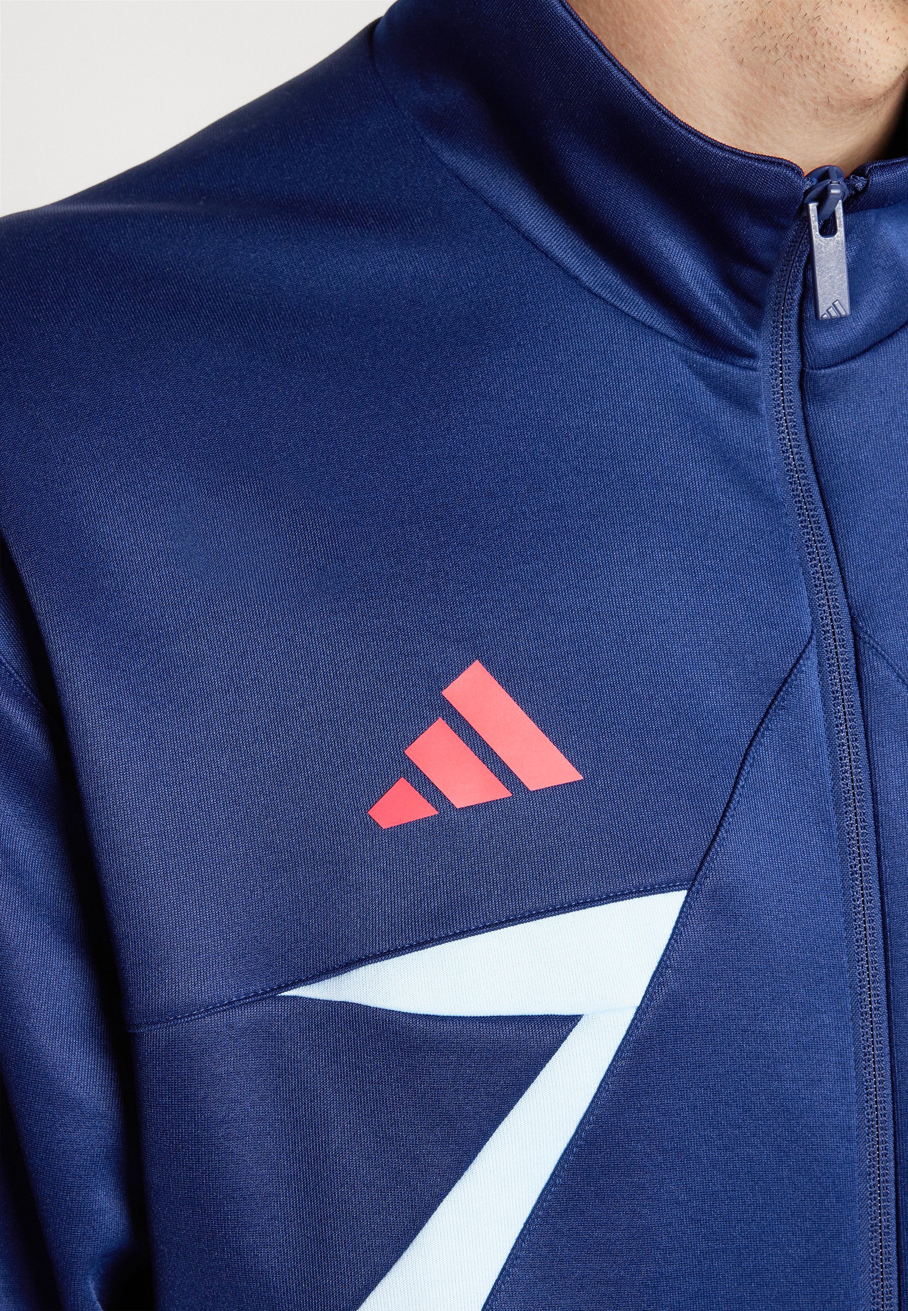 adidas Sportswear TIRO - Trainingsjack - donkerblauw/lichtblauw/lichtrood