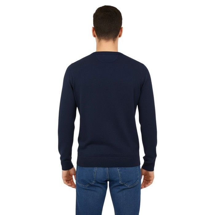 Bill Tornade Herren-Matrosenpullover Marineblau