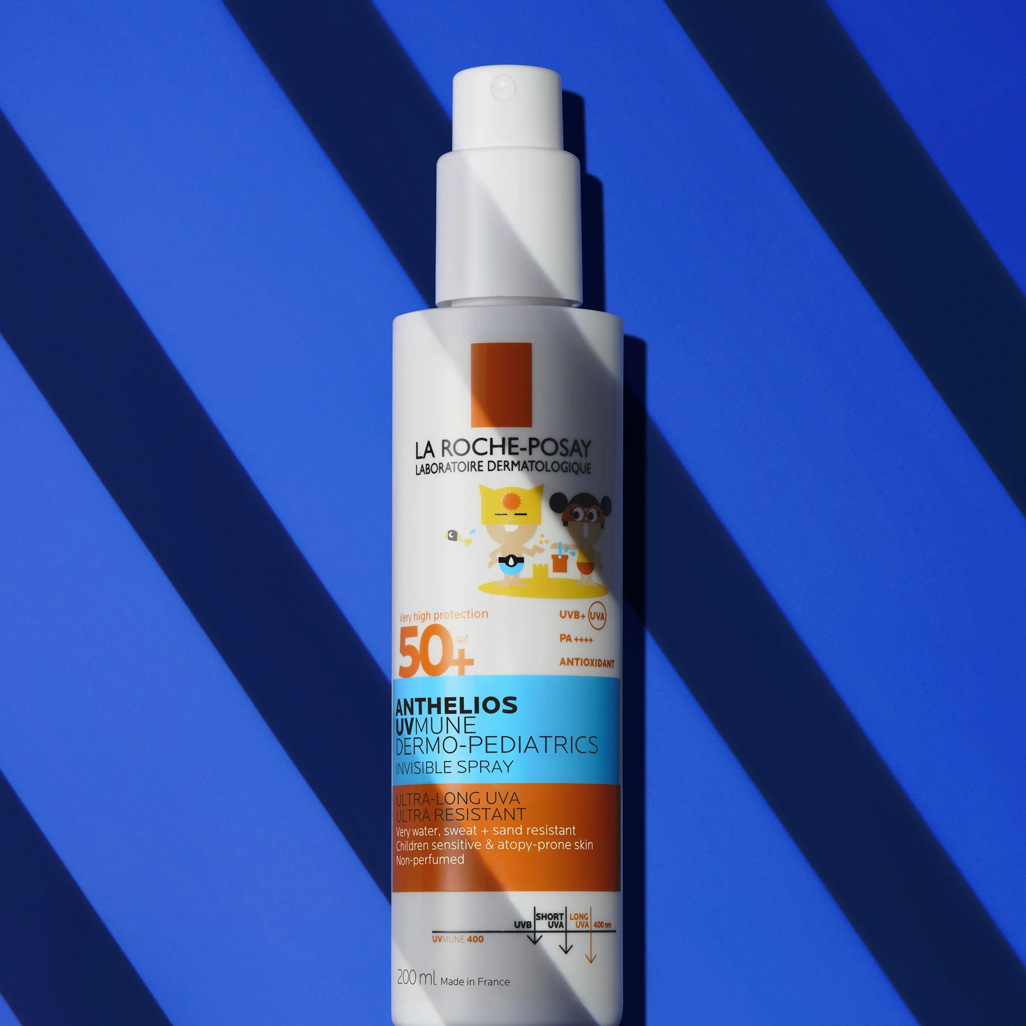 LA ROCHE POSAY La Roche Posay Anthelios Spray Uvmune Infantil FPS 50+ 200 ml Proteção solar dermopediatria