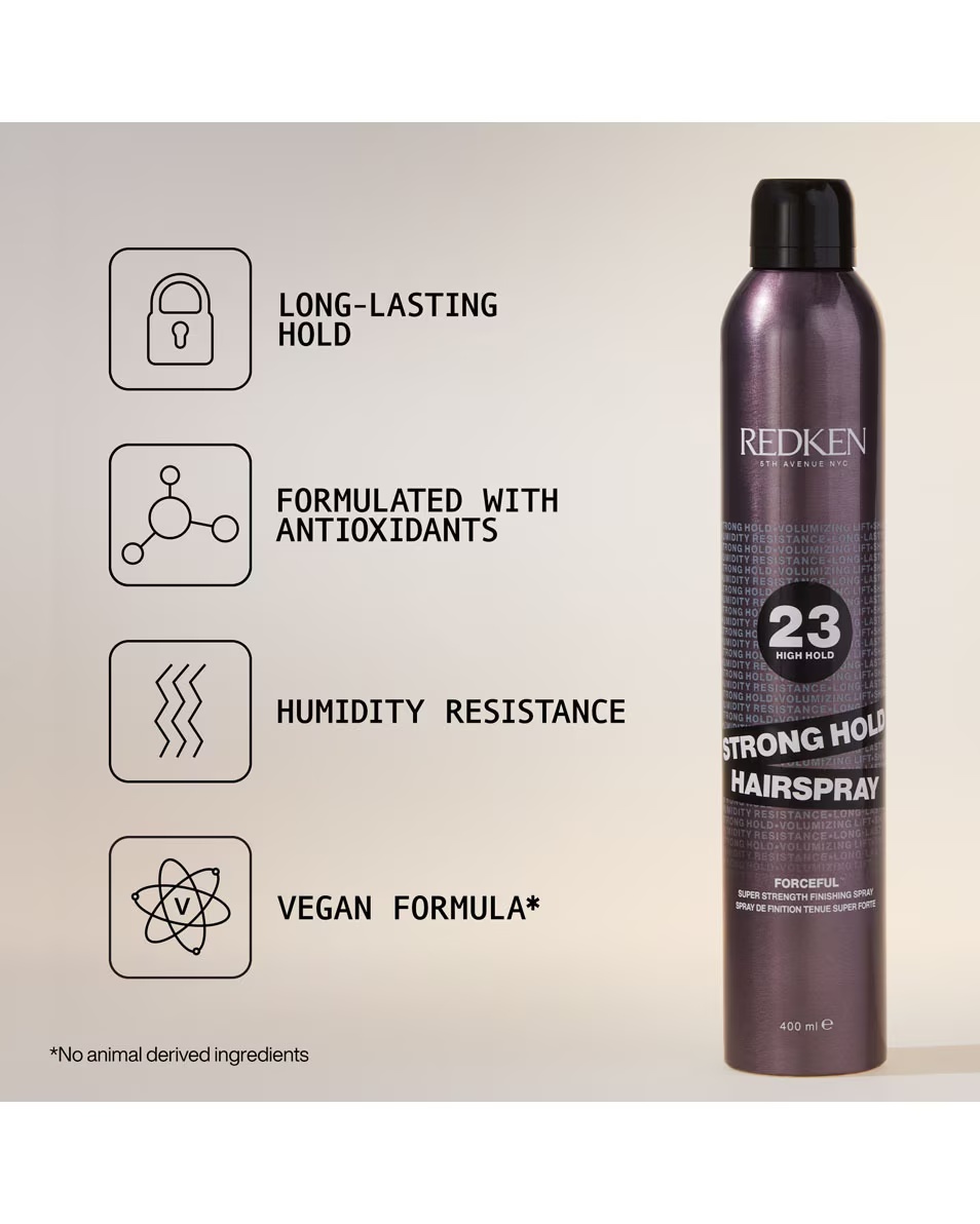 Λακ μαλλιών REDKEN Styling για δυνατό κράτημα - για όγκο και σώμα μεγάλης διάρκειας