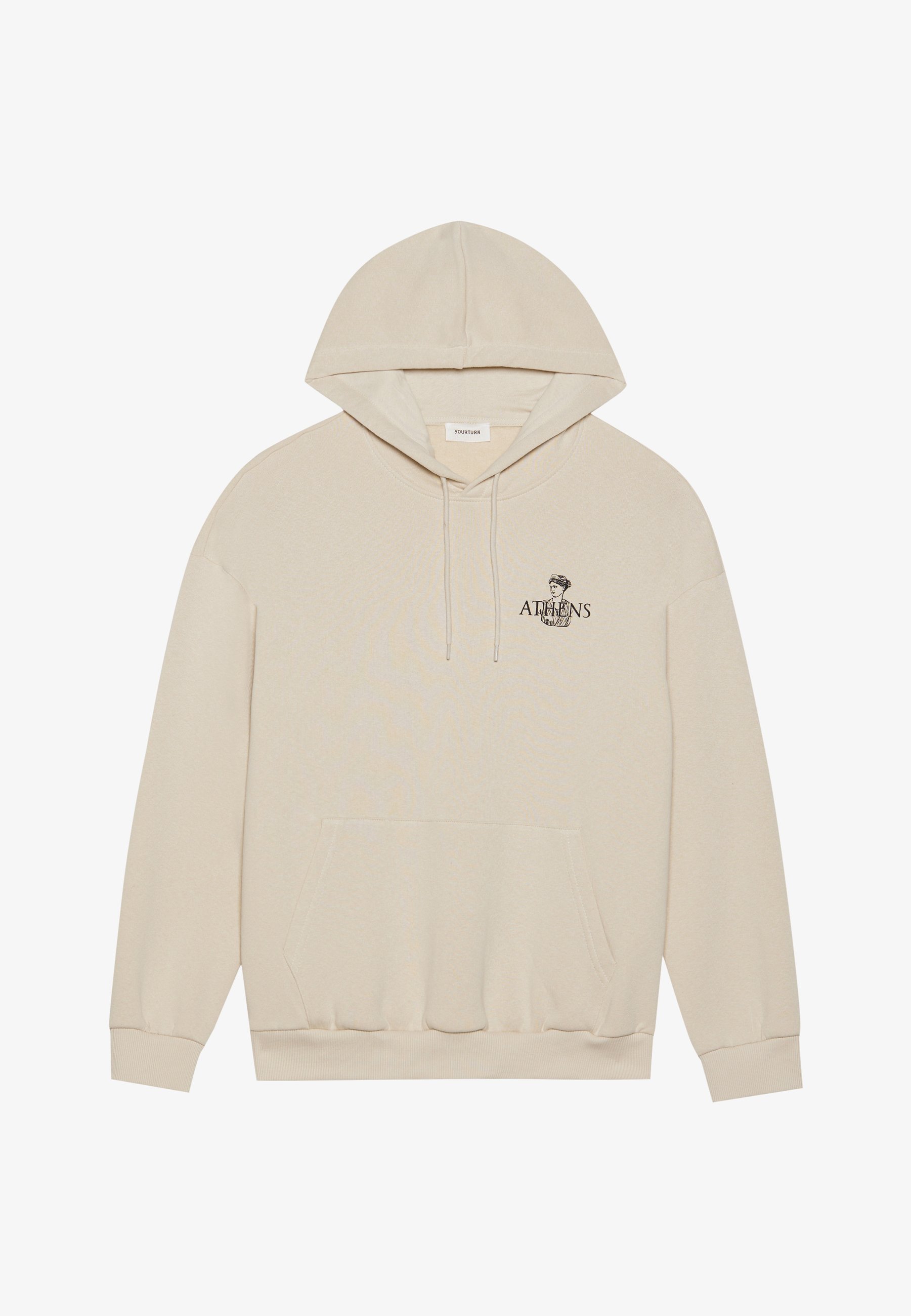 YOURTURN UNISEX - Hoodie - gebroken wit