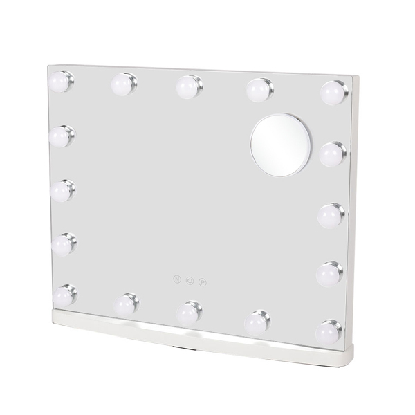Espejo cosmético LED Hollywood de Livingandhome - 3 modos de luz