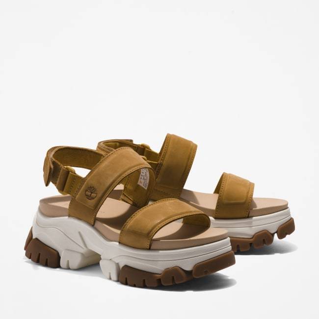 Sandalo a Doppia Fascia Adley Way da Donna in                giallo