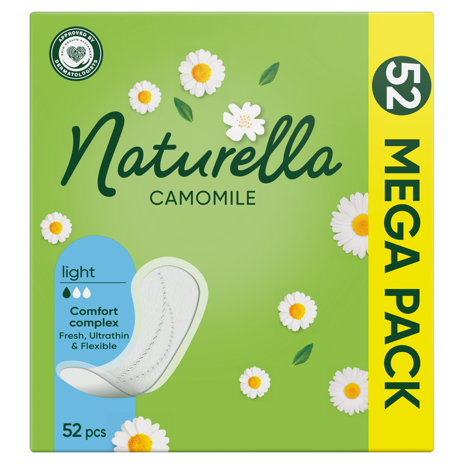 Naturella panty liners 52 pcs