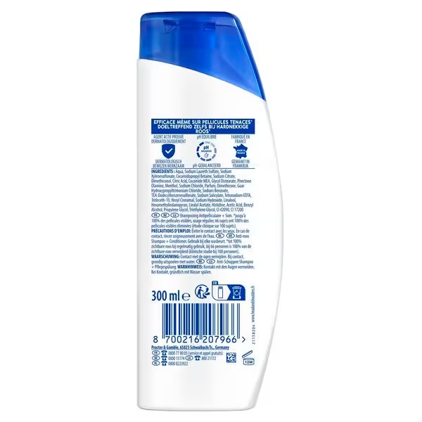 Šampón proti lupinám Head & Shoulders Menthol Fresh 2 v 1<br>300ml - Pre všetky typy vlasov a pokožky hlavy