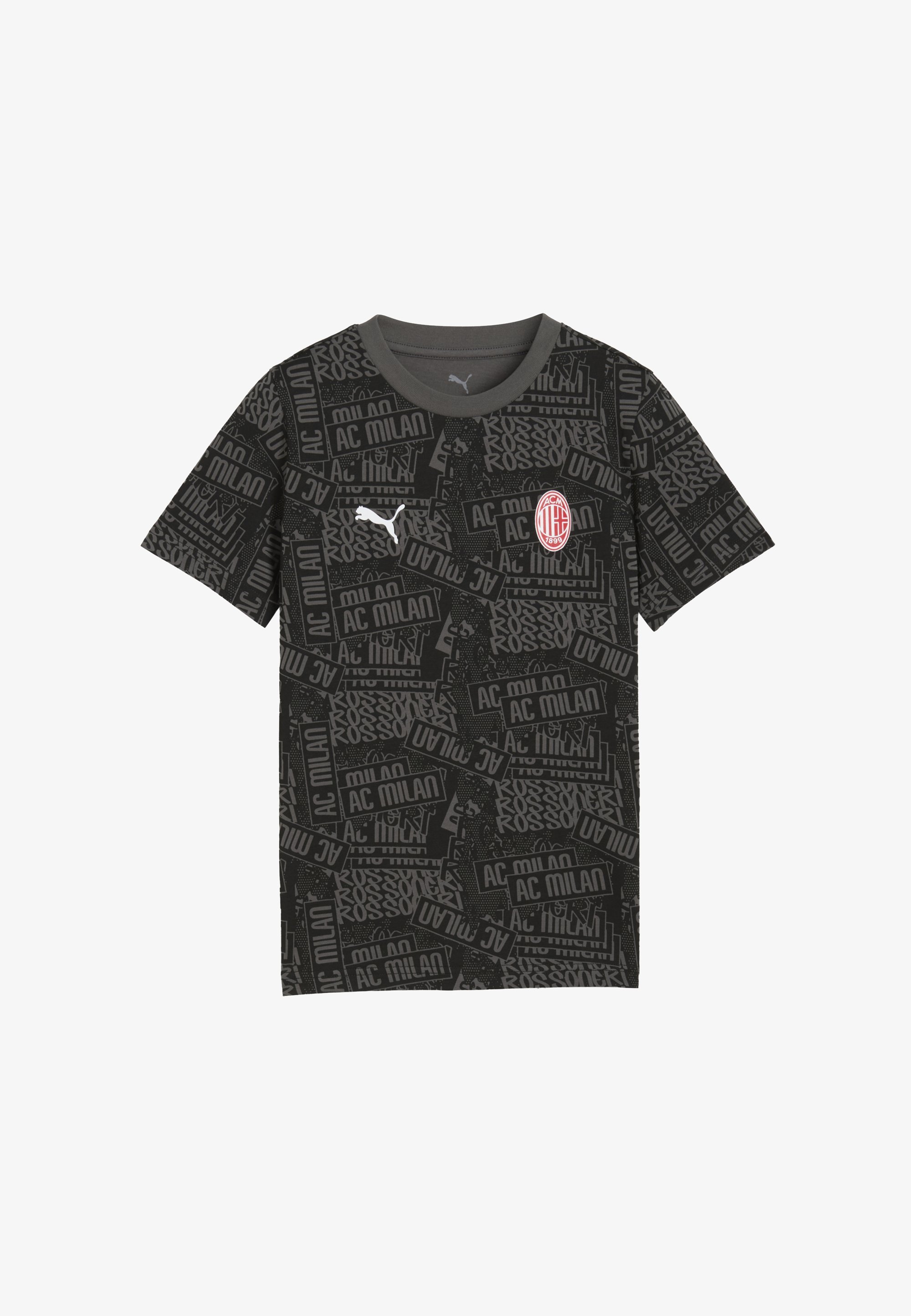 Puma AC MILAN FTBL CLURE ALLOVER - Abbigliamento da club - nero per sempre rosso