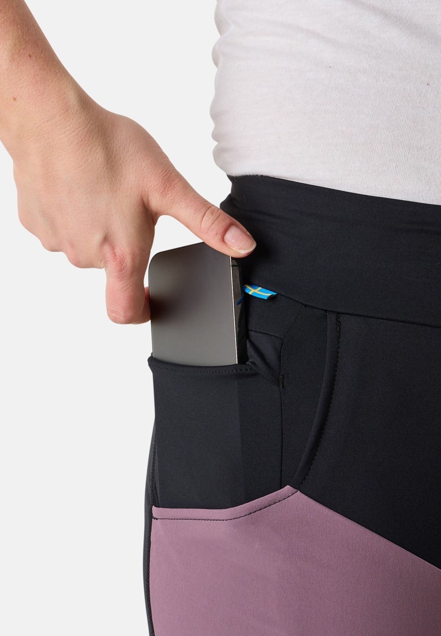 Swedemount TRONDHEIM TREKKING - Leggings - donkerpaars zwart